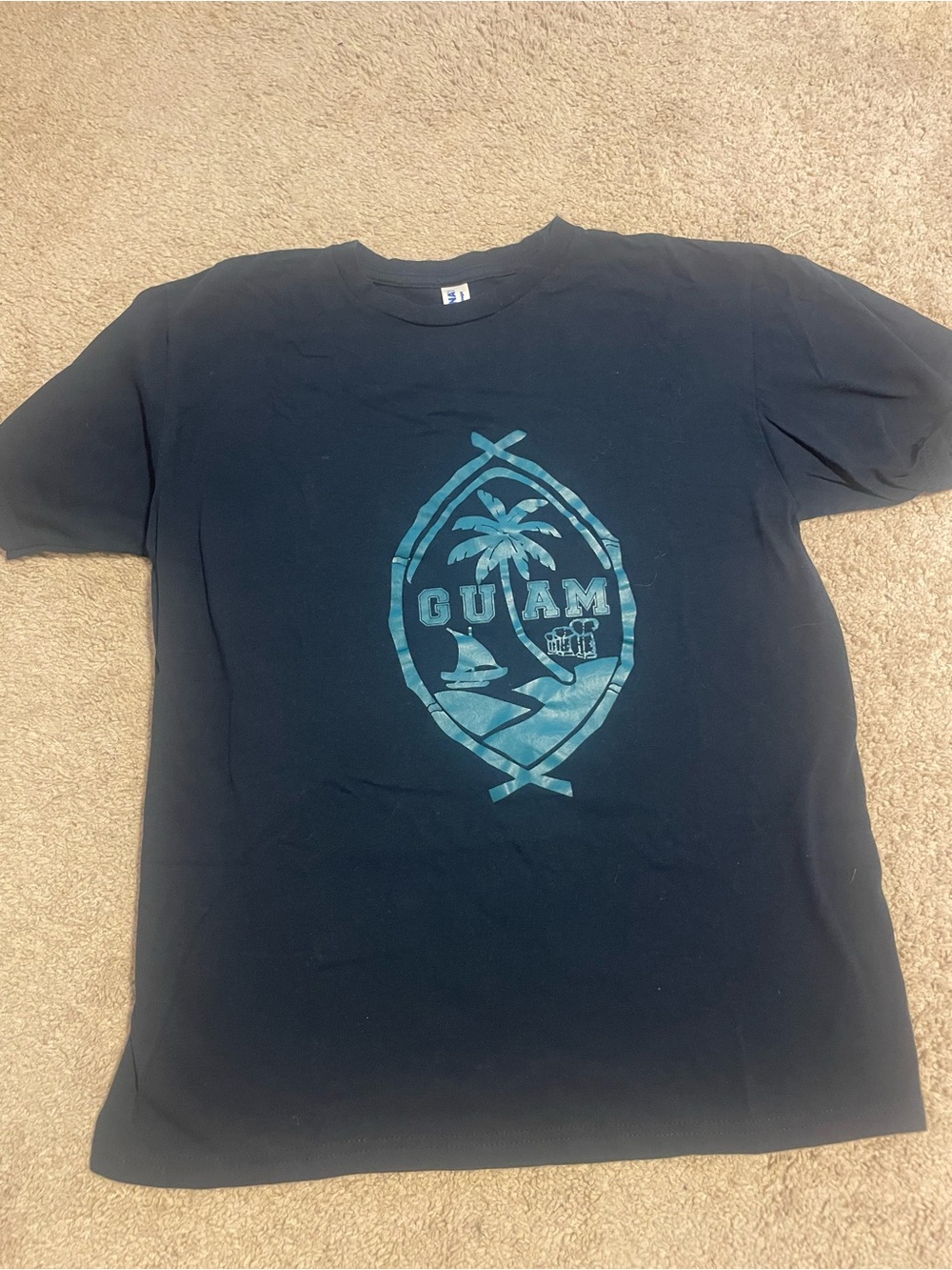 Navy Guam Graphic Short-Sleeve Tee